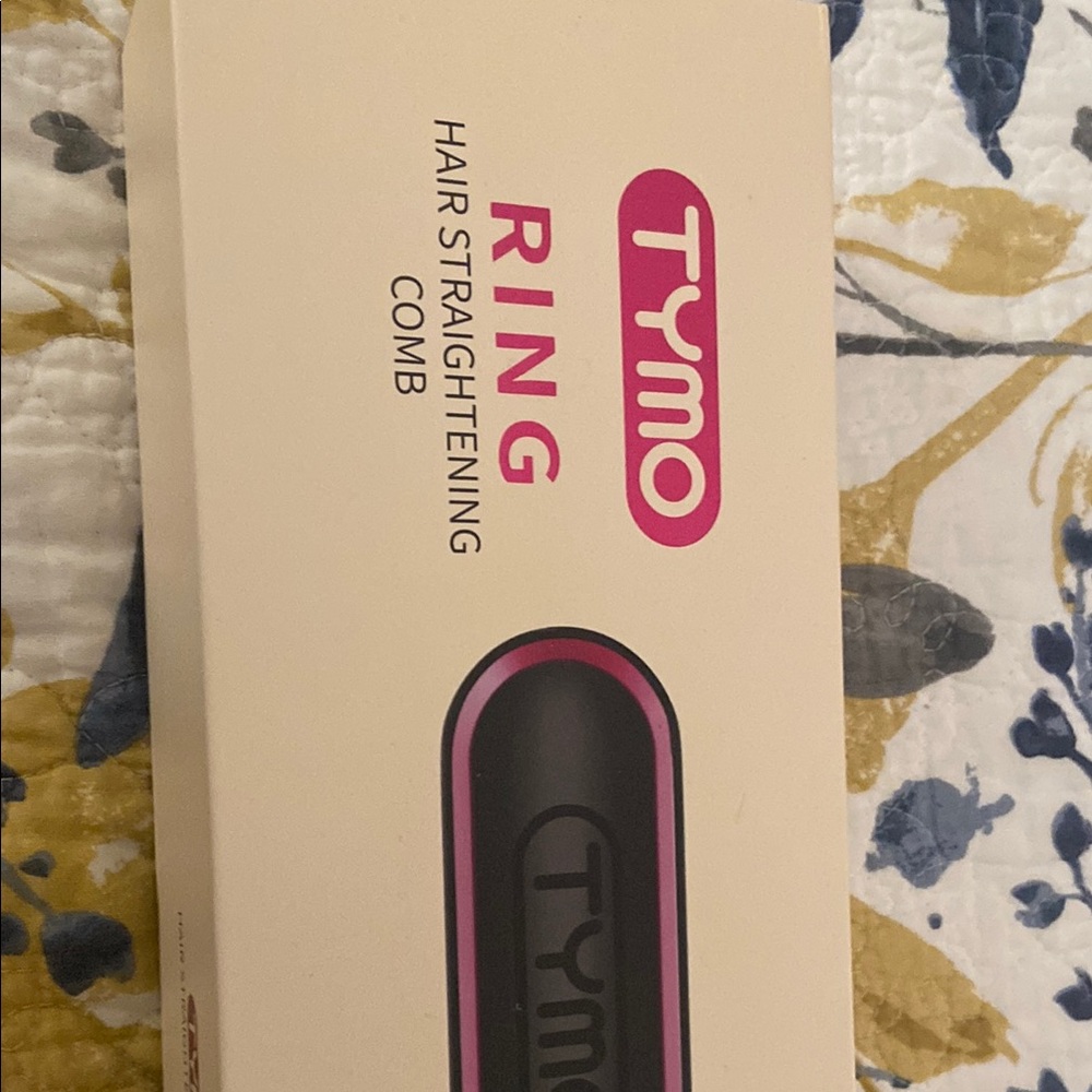 Pink Hair Straightening Comb